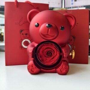 c5dca34b-df66-4087-b549-acb4813661e2 Rotating Rose Teddy Box