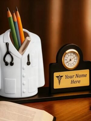 1309f1c4-82b8-4448-a055-30828f690f4f-2 Doctor pen stand with clock